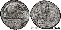 Roman coins JULIUS CAESAR Type : Denier  Date : 49 AC.  Mint name / Town : Gaule ou Italie  Metal : silver  Millesimal fineness : 950  ‰ Diameter : 18,5  mm Orientation dies : 3  h. Weight : 3,50  g. 