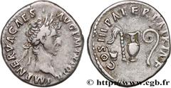 Roman coins NERVA Type : Denier  Date : 97  Mint name / Town : Rome  Metal : silver  Millesimal fineness : 900  ‰ Diameter : 18  mm Orientation dies : 6  h. Weight : 3,30  g. Rarity : R1  Obverse lege