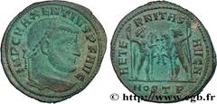 Roman coins MAXENTIUS Type : Follis ou nummus  Date : fin  Date : 309  Mint name / Town : Ostie  Metal : copper  Diameter : 26  mm Orientation dies : 6  h. Weight : 6,27  g. Rarity : R2  Officine : 1r