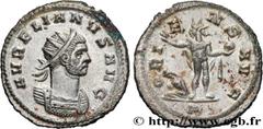 Roman coins AURELIAN Type : Antoninien  Date : printemps 274  Mint name / Town : Milan  Metal : billon  Millesimal fineness : 50  ‰ Diameter : 22,00  mm Orientation dies : 12  h. Weight : 4,61  g. Off