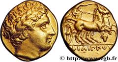 Greek Coins MACEDONIA - MACEDONIAN KINGDOM - PHILIP II Type : Statère d'or  Date : c. 340-336 AC.  Mint name / Town : Pella, Macédoine  Metal : gold  Diameter : 17  mm Orientation dies : 6  h. Weight 
