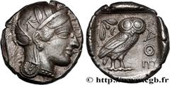 Greek Coins ATTICA - ATHENS Type : Tétradrachme  Date : c. 430 AC.  Mint name / Town : Athènes  Metal : silver  Diameter : 25  mm Orientation dies : 1  h. Weight : 17,21  g. Obverse legend : Anépigrap