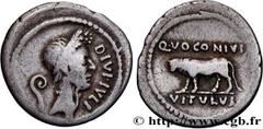Roman coins JULIUS CAESAR Type : Denier  Date : 40 AC.  Mint name / Town : Rome  Metal : silver  Millesimal fineness : 950  ‰ Diameter : 20  mm Orientation dies : 1  h. Weight : 3,30  g. Rarity : R2  