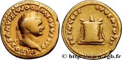 Roman coins DOMITIANUS Type : Aureus  Date : 80  Mint name / Town : Rome  Metal : gold  Diameter : 18,5  mm Orientation dies : 5  h. Weight : 6,88  g. Rarity : R2  Obverse legend : CAESAR DIVI F DOMIT