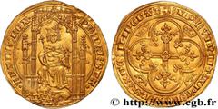 Royal coins PHILIP VI OF VALOIS Type : Lion d’or  Date : 31/10/1338  Metal : gold  Millesimal fineness : 1000  ‰ Diameter : 30,5  mm Orientation dies : 1  h. Weight : 4,88  g. Rarity : R3  Obverse leg