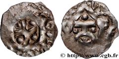Feudal coins NORMANDY - DUCHY OF NORMANDY - ANONYMOUS Type : Denier  Date : c. 1080-1100  Date : n.d.  Mint name / Town : Rouen  Metal : silver  Diameter : 19  mm Weight : 0,83  g. Rarity : R3  Obvers