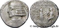Greek Coins PARTHIA - PARTHIAN KINGDOM - PACORUS II Type : Tétradrachme  Date : an 389  Mint name / Town : Séleucie du Tigre  Metal : billon  Diameter : 26,5  mm Orientation dies : 12  h. Weight : 12,