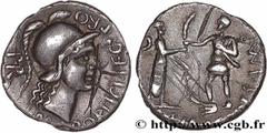 Roman coins POMPEY THE YOUNGER Type : Denier  Date : c. 46-45 AC.  Mint name / Town : Espagne, Cordoue (Cordoba)  Metal : silver  Millesimal fineness : 950  ‰ Diameter : 18,5  mm Orientation dies : 5 