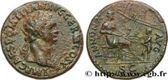 Roman coins DOMITIANUS Type : Dupondius  Date : 84  Mint name / Town : Rome  Metal : copper  Diameter : 27,5  mm Orientation dies : 7  h. Weight : 11,68  g. Rarity : R3  Obverse legend : IMP CAES DOMI