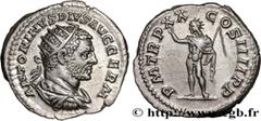 Roman coins CARACALLA Type : Antoninien  Date : 217  Mint name / Town : Rome  Metal : silver  Millesimal fineness : 500  ‰ Diameter : 22  mm Orientation dies : 7  h. Weight : 5,33  g. Rarity : R1  Off