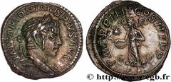Roman coins ELAGABALUS Type : Denier  Date : début  Date : 221  Mint name / Town : Rome  Metal : silver  Millesimal fineness : 500  ‰ Diameter : 18  mm Orientation dies : 6  h. Weight : 3,02  g. Rarit
