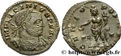 Roman coins LICINIUS I Type : Follis ou nummus  Date : 315  Mint name / Town : Lyon  Metal : copper  Diameter : 20  mm Orientation dies : 5  h. Weight : 2,75  g. Rarity : R2  Obverse legend : IMP LICI