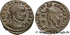Roman coins LICINIUS I Type : Follis ou nummus  Date : 315-316  Mint name / Town : Arles  Metal : copper  Diameter : 19,5  mm Orientation dies : 11  h. Weight : 2,40  g. Rarity : R3  Officine : 1re  O