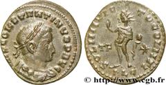 Roman coins CONSTANTINE I THE GREAT Type : Follis ou nummus  Date : 315  Mint name / Town : Lyon  Metal : copper  Diameter : 21  mm Orientation dies : 6  h. Weight : 3,01  g. Rarity : R3  Obverse lege
