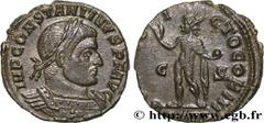 Roman coins CONSTANTINE I THE GREAT Type : Follis ou nummus  Date : 316-317  Mint name / Town : Arles  Metal : copper  Diameter : 19  mm Orientation dies : 12  h. Weight : 3,24  g. Officine : 4e  Obve