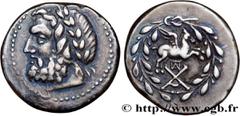 Greek Coins CORINTHIA - ACHAEAN LEAGUE - CORINTH Type : Hemidrachme  Date : c. 160-146 AC.  Mint name / Town : Corinthe, Corinthie  Metal : silver  Diameter : 16  mm Orientation dies : 5  h. Weight : 