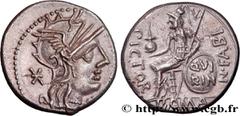 Roman coins FABIA Type : Denier  Date : 126 AC.  Mint name / Town : Rome  Metal : silver  Millesimal fineness : 950  ‰ Diameter : 17,5  mm Orientation dies : 11  h. Weight : 3,94  g. Rarity : R3  Obve