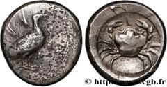 Greek Coins SICILY - AKRAGAS Type : Didrachme  Date : c. 480-472 AC.  Mint name / Town : Agrigente  Metal : silver  Diameter : 21,5  mm Orientation dies : 12  h. Weight : 8,95  g. Rarity : R2  Obverse