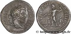 Roman coins SEPTIMIUS SEVERUS Type : Denier  Date : 209  Mint name / Town : Rome  Metal : silver  Millesimal fineness : 550  ‰ Diameter : 19  mm Orientation dies : 12  h. Weight : 3,19  g. Officine : 