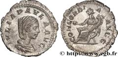 Roman coins JULIA PAULA Type : Denier  Date : 220  Mint name / Town : Antioche  Metal : silver  Millesimal fineness : 500  ‰ Diameter : 19  mm Orientation dies : 11  h. Weight : 2,61  g. Rarity : R1  