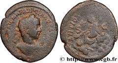 Provincial Coins SEVERUS ALEXANDER Type : Octassaria  Date : 218-219  Mint name / Town : Antioche, Syrie, Séleucie et Piérie  Metal : copper  Diameter : 33,5  mm Orientation dies : 6  h. Weight : 12,1