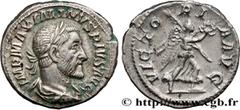 Roman coins MAXIMINUS I Type : Denier  Date : début - été   Date : 236  Mint name / Town : Rome  Metal : silver  Millesimal fineness : 500  ‰ Diameter : 18,5  mm Orientation dies : 12  h. Weight : 3,2