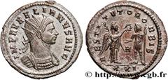 Roman coins AURELIAN Type : Aurelianus  Date : début - été 275  Mint name / Town : Cyzique  Metal : billon  Millesimal fineness : 50  ‰ Diameter : 22,5  mm Orientation dies : 6  h. Weight : 4,24  g. O