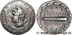 Greek Coins MACEDONIA - MACEDONIAN KINGDOM - PHILIP V Type : Tétradrachme  Date : c. 186-182 avant AC.  Mint name / Town : Macédoine, Pella  Metal : silver  Diameter : 31  mm Orientation dies : 12  h.