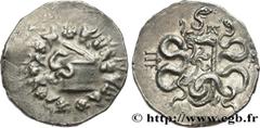 Greek Coins MYSIA - PERGAMON Type : Cistophore   Date : c. 123-100 AC.  Mint name / Town : Pergame, Mysie  Metal : silver  Diameter : 27  mm Orientation dies : 11  h. Weight : 12,38  g. Obverse legend
