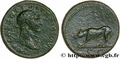Roman coins TRAJANUS Type : Quadrans  Date : 107  Mint name / Town : Rome  Metal : copper  Diameter : 16  mm Orientation dies : 6  h. Weight : 2,76  g. Rarity : R1  Obverse legend : IMP CAES NERVA TRA