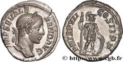 Roman coins SEVERUS ALEXANDER Type : Denier  Date : 228  Mint name / Town : Rome  Metal : silver  Millesimal fineness : 500  ‰ Diameter : 19,5  mm Orientation dies : 6  h. Weight : 3,34  g. Rarity : R