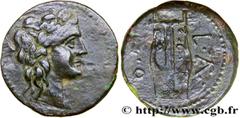 Greek Coins SICILY - SICULO-PUNIC - LILYBAION Type : Hemilitron  Date : c. 82-72 AC.  Mint name / Town : Lilybée, Sicile  Metal : copper  Diameter : 22  mm Orientation dies : 6  h. Weight : 7,01  g. R