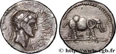 Greek Coins MAURETANIA - MAURETANIAN KINGDOM - JUBA II Type : Denier  Date : c. 20 AC. - AD. 20  Mint name / Town : Césarée, Maurétanie  Metal : silver  Diameter : 17,5  mm Orientation dies : 6  h. We