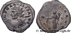 Roman coins CLAUDIUS II GOTHICUS Type : Antoninien  Date : mi 269  Mint name / Town : Siscia  Metal : billon  Millesimal fineness : 30  ‰ Diameter : 21  mm Orientation dies : 6  h. Weight : 3,00  g. R