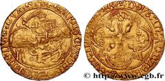 Feudal coins BRITTANY - DUCHY OF BRITTANY - FRANCIS I AND FRANCIS II Type : Cavalier d'or ou franc à cheval ou florin d'or  Date : n.d.  Mint name / Town : Rennes  Metal : gold  Diameter : 27,5  mm Or