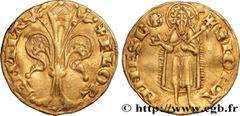 World coins ITALY - FLORENCE - REPUBLIC Type : Florin d'or  Date : 1321  Mint name / Town : Florence  Metal : gold  Diameter : 20  mm Orientation dies : 9  h. Weight : 3,53  g. Rarity : R1  Obverse le