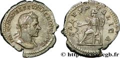 Roman coins MACRINUS Type : Denier  Date : juin - juillet  Date : 217  Mint name / Town : Rome  Metal : silver  Millesimal fineness : 500  ‰ Diameter : 20  mm Orientation dies : 12  h. Weight : 3,11  