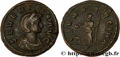 Roman coins SEVERINA Type : Sesterce  Date : 274  Mint name / Town : Rome  Metal : copper  Diameter : 24,5  mm Orientation dies : 6  h. Weight : 6,16  g. Rarity : R1  Officine : 6e  Obverse legend : S