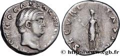 Roman coins OTTO Type : Denier  Date : janvier - février  Mint name / Town : Rome  Metal : silver  Millesimal fineness : 900  ‰ Diameter : 17,5  mm Orientation dies : 7  h. Weight : 3,54  g. Rarity : 