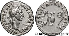 Roman coins NERVA Type : Denier  Date : 97  Mint name / Town : Rome  Metal : silver  Millesimal fineness : 900  ‰ Diameter : 18,5  mm Orientation dies : 6  h. Weight : 3,55  g. Obverse legend : IMP NE