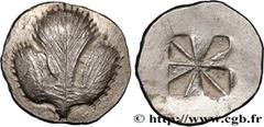 Greek Coins SICILY - SELINUS Type : Statère  Date : c. 520-515 AC.  Mint name / Town : Sélinonte, Sicile  Metal : silver  Diameter : 22,5  mm Weight : 9,09  g. Rarity : R2  Obverse legend : Anépigraph
