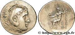 LYCIA - PHASELIS Tétradrachme Coinage in the name of Alexander III the Great type c. 212-211 AC. Lycie, Phasélis R3 silver (32,5mm, 16,45g, 12h) Obverse : Anépigraphe Tête d'Héraklès à droite, coiffée
