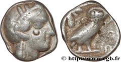 Greek Coins ATTICA - ATHENS Type : Tétradrachme  Date : c. 430 AC.  Mint name / Town : Athènes  Metal : silver  Diameter : 23  mm Orientation dies : 9  h. Weight : 17,05  g. Obverse legend : Anépigrap