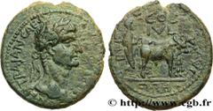 Provincial Coins TRAJANUS Type : Sesterce  Date : c. 99-102  Mint name / Town : Berytus, Phénicie  Metal : copper  Diameter : 31  mm Orientation dies : 12  h. Weight : 16,02  g. Rarity : R1  Obverse l
