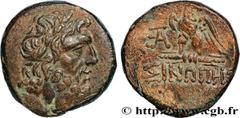 Greek Coins PAPHLAGONIA - SINOPE Type : Tetrachalque  Date : c. 95-90 ou 80-70 AC.  Mint name / Town : Sinope, Paphlagonie  Metal : bronze  Diameter : 19  mm Orientation dies : 12  h. Weight : 7,93  g