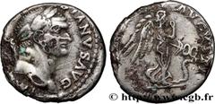 Roman coins VESPASIAN Type : Denier  Date : 73  Mint name / Town : Rome  Metal : silver  Millesimal fineness : 900  ‰ Diameter : 16,5  mm Orientation dies : 6  h. Weight : 2,77  g. Obverse legend : IM