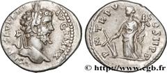Roman coins SEPTIMIUS SEVERUS Type : Denier  Date : 197  Mint name / Town : Laodicée  Metal : silver  Millesimal fineness : 500  ‰ Diameter : 17,5  mm Orientation dies : 6  h. Weight : 2,98  g. Rarity