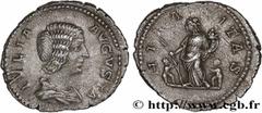 Roman coins JULIA DOMNA Type : Denier  Date : 202  Mint name / Town : Rome  Metal : silver  Millesimal fineness : 550  ‰ Diameter : 18  mm Orientation dies : 7  h. Weight : 3,32  g. Rarity : R1  Offic
