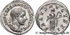 Roman coins GORDIAN III Type : Denier  Date : mi  Date : 240  Mint name / Town : Rome  Metal : billon  Millesimal fineness : 450  ‰ Diameter : 19,5  mm Orientation dies : 7  h. Weight : 2,66  g. Rarit
