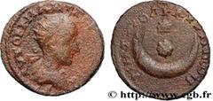 Provincial Coins GORDIAN III Type : Unité  Date : 242-244  Mint name / Town : Carrhae, Mésopotamie  Metal : copper  Diameter : 21,5  mm Orientation dies : 11  h. Weight : 7,21  g. Rarity : R2  Obverse